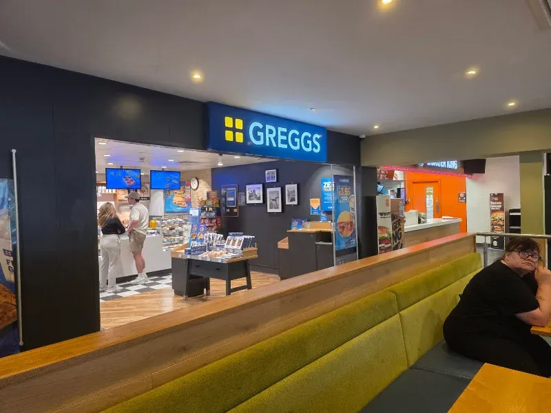 Greggs Amesbury EG Food Court Countess Services Countess Road