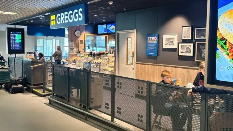 Greggs Birmingham U113 Arrivals Landside Trident Road