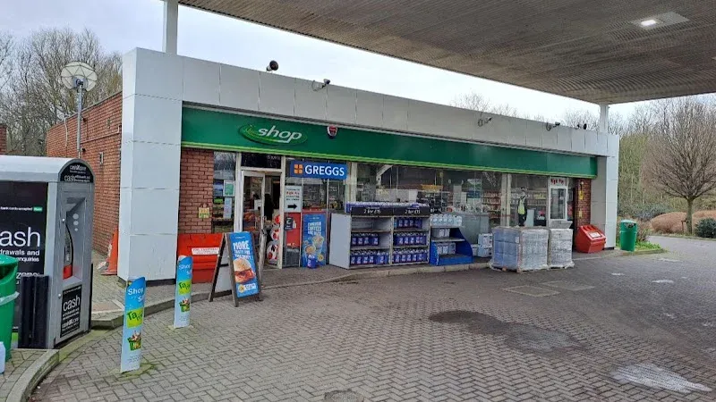 Greggs Knottingley M62/A1, J33 Roundabout Moto Petrol Forecourt Great North Road