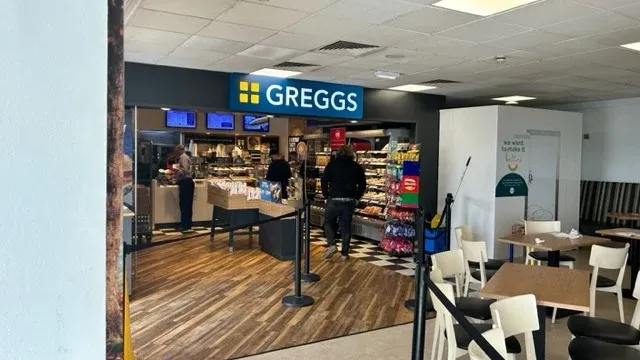 Greggs Knutsford M6 South, Between J18/19 Moto Forecourt South Northwich Road