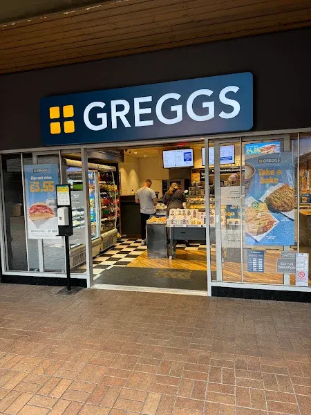 Greggs Lymm M6, J20 & M56, J9 Moto Main Building Cliff Lane