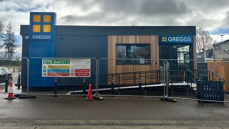 Greggs Olney Three Counties Filling Station Warrington Crossroads