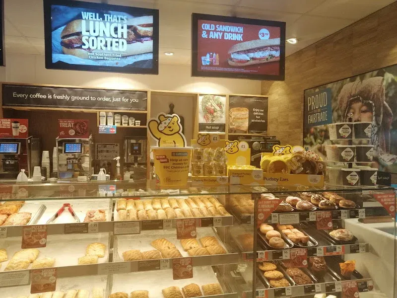 Greggs Warminster Willoboughy Hedge Service Station West Knoyle