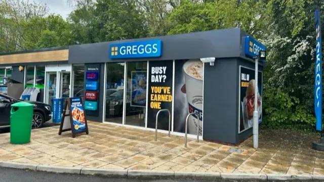 Greggs Warrington Oakwood Gate Service Station Oakwood Gate