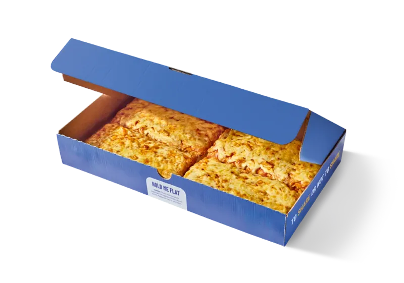 Greggs 4 Slice Margherita Pizza Box