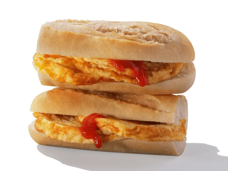 Greggs Omelette Breakfast Baguette