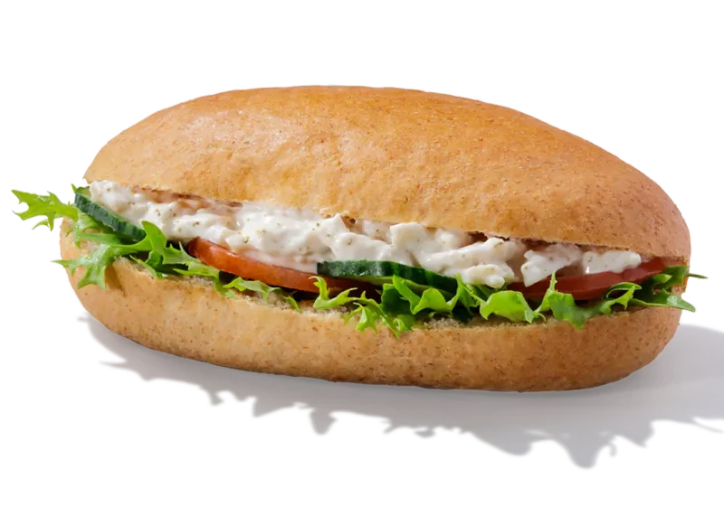 Greggs Roast Chicken Salad Roll