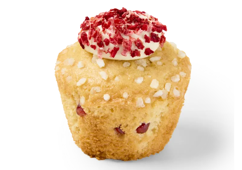 Greggs Strawberries & Cream Muffin