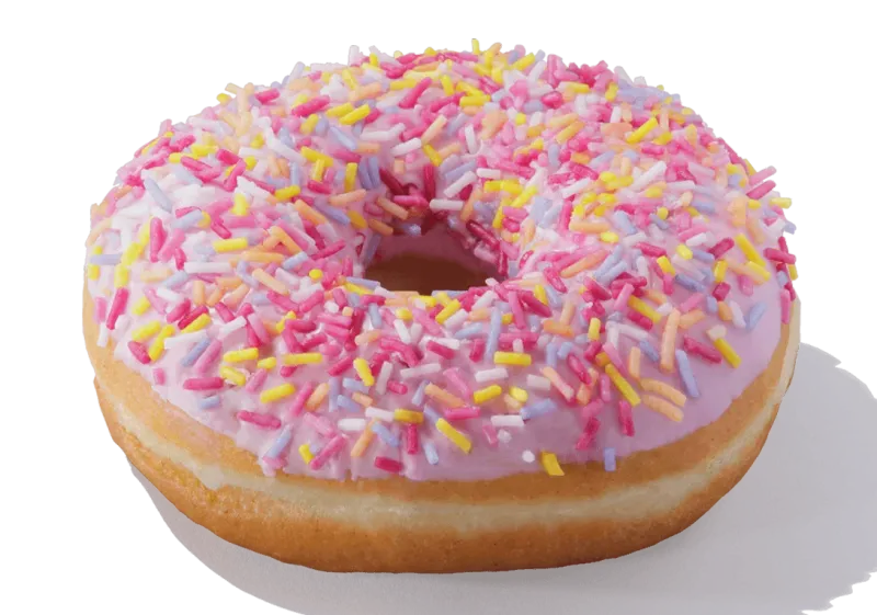 Greggs Sugar Strand Doughnut
